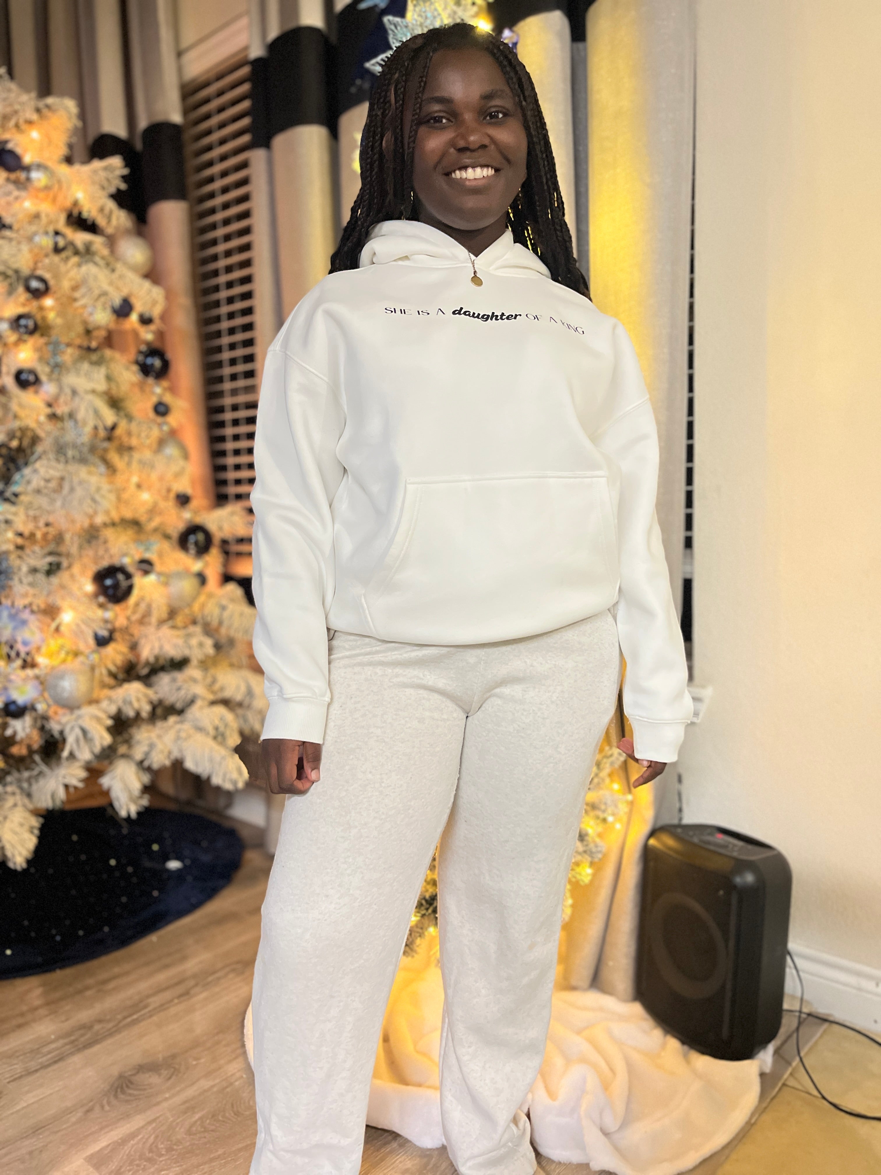 Daughter of a King” Oversized Fleece Hoodie